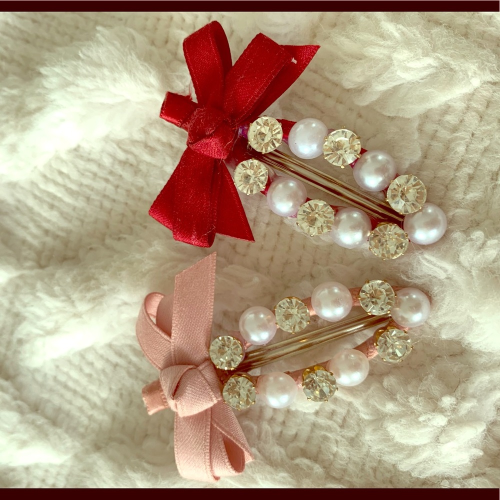 Two hair pins